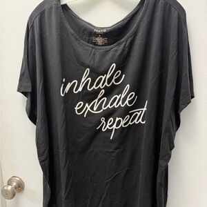 Torrid Black Short Sleeve Tee